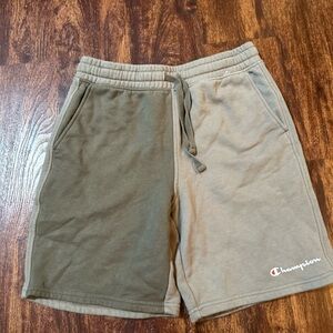 Champion Athletic Shorts in Olive and Beige